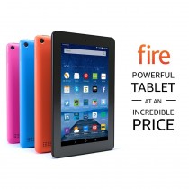 Fire Tablet, 7" Display, Wi-Fi, 8 GB - Includes Special Offers, Black 